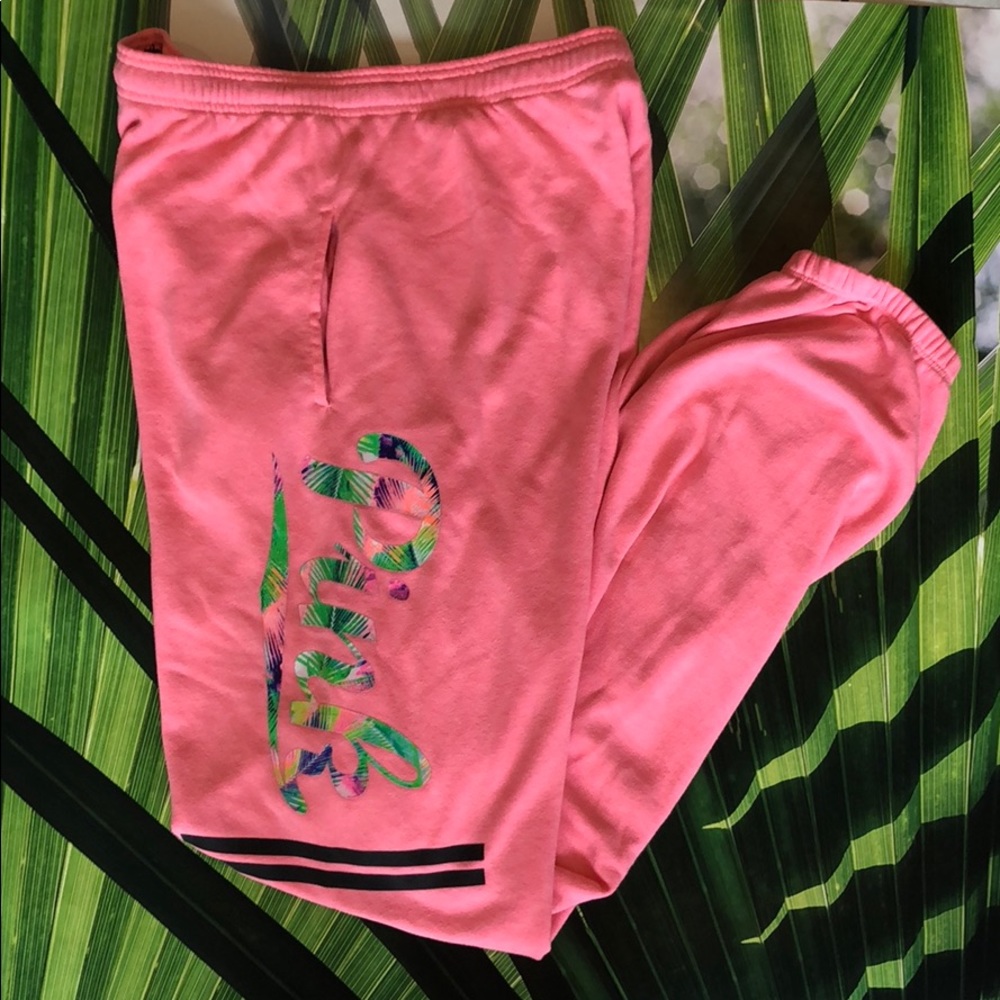 VS PINK sweatpants classic tropical
